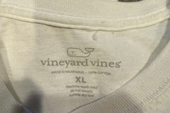 Vineyard Vines Long Sleeve Pocket T-Shirt XL White Whale Logo Graphic Tee Men’s