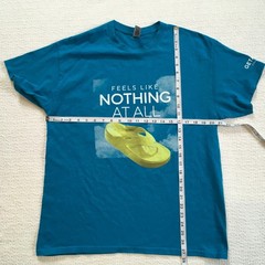 Crocs Turquoise Sandals Feels Like Nothing At All T Shirt Large