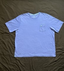 Tommy Bahama Cabo San Lucas Pocket Tee | Blue Pima Cotton Sz 3XL