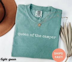 Queen of the Camper Shirt, Camping Shirt, RV Shirt, Camper Life T-Shirt