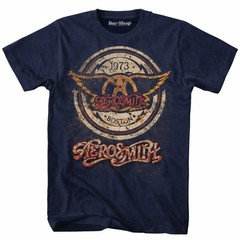 Aerosmith Boston 1973 Vintage Classic Rock Band Graphic Tee Unisex
