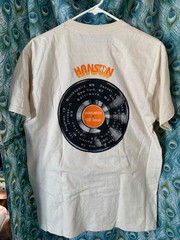 Signed vintage hanson ’03 Acoustic Tour T shirt Vintage cotton