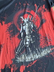 Y2K Vtg SHOGUN Mauricio Rua MMA T-Shirt All Over Print Samurai UFC DFC Bad Boy