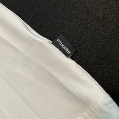 Kenneth Cole Graphic Tee shirt Men’s Size Medium Raised Logo Moss Stone White