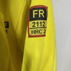 Just In Trend 3XL Men’s Safety Yellow FR Long Sleeve T-Shirt 100% Cotton