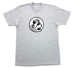 Supreme Molotov Tee Heather Grey Size L SS18 T-Shirt Rage Against The Machine