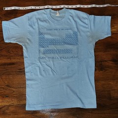 VINTAGE Fine T by R&D Single Stitch T-Shirt PERIODIC TABLE OF THE ELEMENTS 70s M