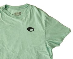 Costa Del Mar Men’s 2XL “Born On The Water” Graphic T-Shirt 100% Cotton Teal EUC