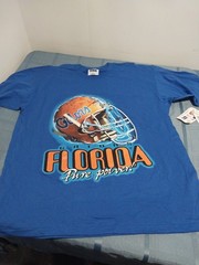 University of Florida gators football PURE POWER! Blue t shirt XL New