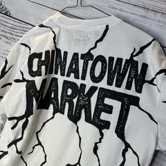 Chinatown Market x Smiley All Over Print AOP Graphic T-Shirt White Men’s Large