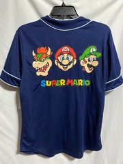 Super Mario Baseball Jersey Shirt Nintendo NES Cartoon NWT Size Large