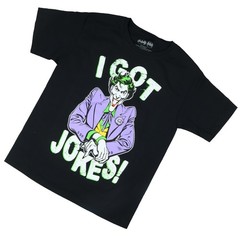 Batman T-Shirt Boys’ The Joker I Got Jokes! Short-Sleeved Graphic Top