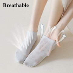 Women Ankle Socks Low Cut Ultra Soft Cotton White Black 8 PCS Size 5/9 Inch