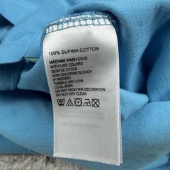 Tommy Bahama Shirt Mens XLT Blue Supima Cotton Pocket Crewneck Tee Big Tall