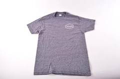 NWOT MENS OPTIMA TRI BLEND TW/SNOW T SHIRT $20 S Heather Grey