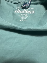 Chubbies Men’s Size XXL Green Graphic Short Sleeve T-Shirt