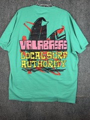 Valabasas Vintage Local Surf Authority Teal Green T-Shirt Men’s 2XL EUC