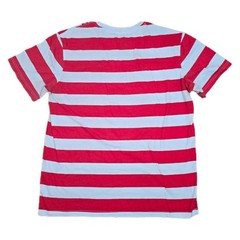 Where’s Waldo Costume T-Shirt Men’s Size Large EUC Halloween Dress Up Striped