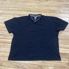 Chaps Cowl Neck T Shirt Men L Black White No Button Detail Sleek Minimal 90s Box