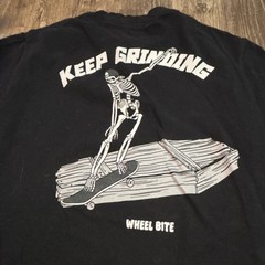 Wheel Bite Unisex Skateboarding Shirt Black And Yellow Men’s Size Small 2 Pack