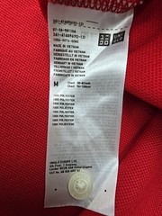 Uniqlo Mens Polo Shirt Red Breathable Pique Regular Fit Size M – Button Up