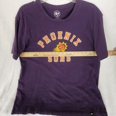 47 Shirt Large Phoenix Suns Purple T-Shirt Pre-owned Some Faded Areas In Photos