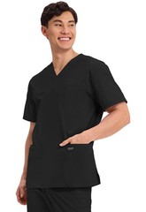 Men’s V-Neck Top Traditional fit with 4 Pockets Ultra Soft Durable Fade Resis…