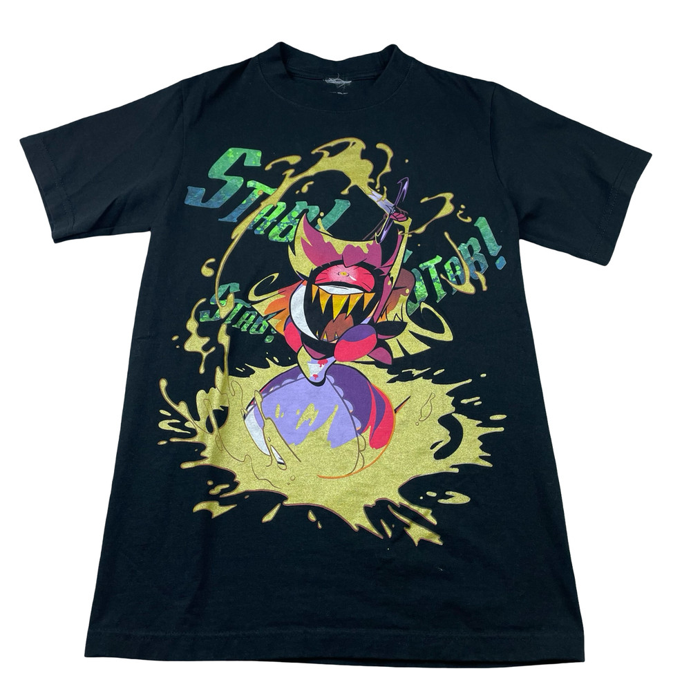 Hazbin Hotel x Hot Topic Men’s 100% Cotton S/S T-Shirt Black • Small