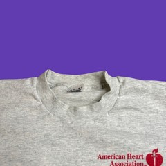 90s American Heart Walk Association Mens XL T Shirt Charity Health Event Vtg