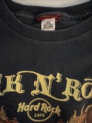 Hard Rock Cafe Toronto Rock N Roll Dragon Guitar T Shirt Black Mens Size Medium