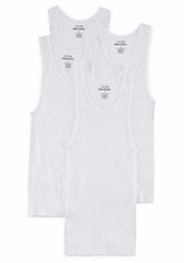 Stafford 4-Pack Men’s Big & Tall Dry+Cool Blended Cotton Tank Top A-Shirt White