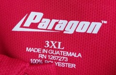 NWT PARAGON PLUS UPF 30 SUN PROTECTION Performance T-Shirt Polo 3XL DSW Graphic