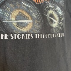 Harley Davidson Lake Shore Libertyville Black Shirt If Faces Could Talk Size XL