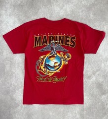 United States Marines Shirt Mens Medium Red 7.62 Design Military Cotton USA