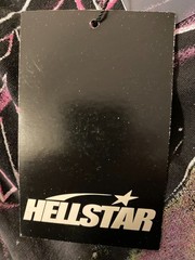 Hellstar Neon Vision Tee – Small | Premium Graphic Streetwear | Washed Black