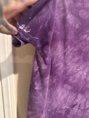 Cheshire Cat Alice in Wonderland Vintage Tie-Dye Graphic T-Shirt Kids Sz.L