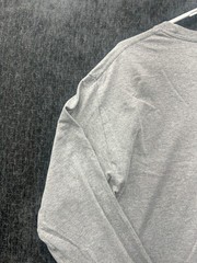 Champion Authentic Athletic Shirt Mens M Heather Gray Script Logo Standard Fit