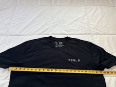 Black TESLA T Shirt Men’s Size L Large 100% Cotton BRAND NEW