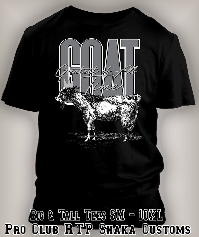 GOAT the Greatest Sneaker Tee Shirt to Complement Jordan 1 “Black Toe Shoe