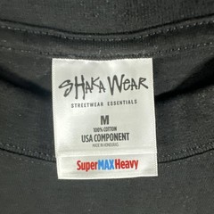 Shaka Wear Men’s Supermaxheavy Blank T-Shirt – Plain Crewneck Short Sleeve Tee M