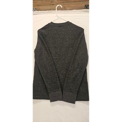 American Eagle Super Soft Thermal Shirt Mens Small Gray Waffle Knit Long Sleeve