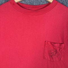 Vintage Marlboro Shirt Mens XL Red 90s Country Store Pocket Tee USA Cowboy West