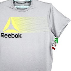 Reebok Men’s Short Sleeve Heather-Grey Graphic Classic T-Shirt Sz 3XL NWT
