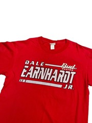 Vintage Dale Earnhardt Jr Career Highlights NASCAR Graphic Tee Sz L