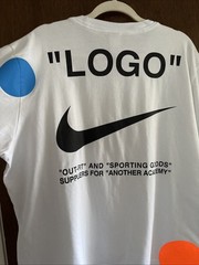 nike lab x off white mercurial NRG X Tee Mon Amour T-shirt White Sz L Boxy