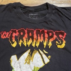 Vintage 80s THE CRAMPS Shirt Fifth Column Goth Surf Punk Rock Small/Medium