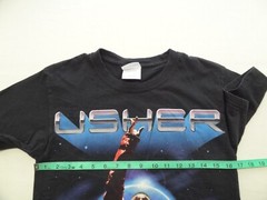 Usher OMG 2011 Hanes S Tour Tee T-Shirt Two-Sided All-Over Print VTG Singer Band