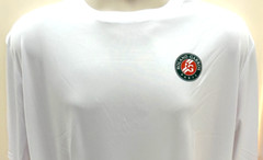 French Roland Garros Tribute “LS” T’s UPF50, Wicking, 3.8oz, 100% Poly Limited