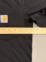 NWT Carhartt Force Relaxed Fit Pocket T-shirt Men’s Small Black Logo