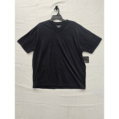 Magnatek Cool Wear Mens V-Neck T-Shirt Black XL MT1002T Cotton Blend